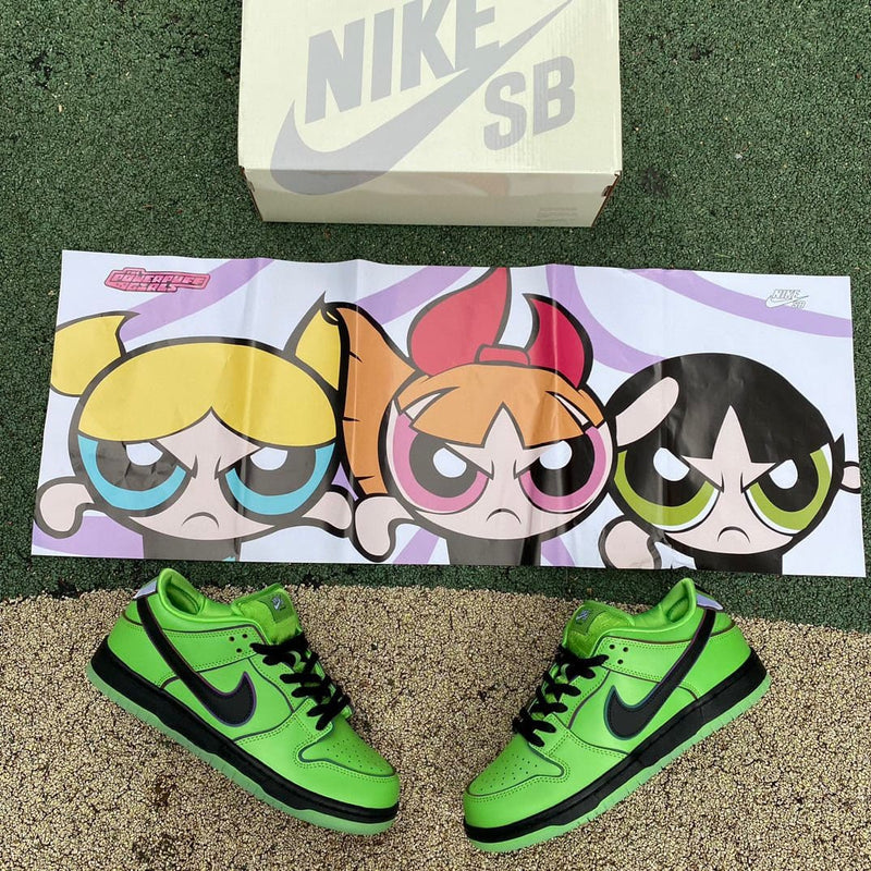 Nike SB Dunk Low The Powerpuff Girls Buttercup