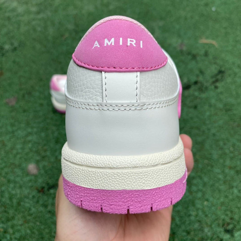 AMIRI Skel Top Low Pink White