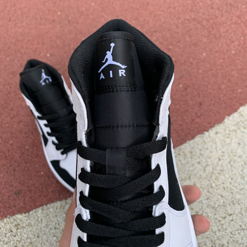 Air Jordan 1 Mid White Black "Tuxedo"