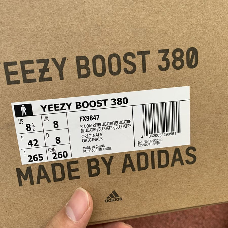 Adidas Yeezy Boost 380 Blue Oat