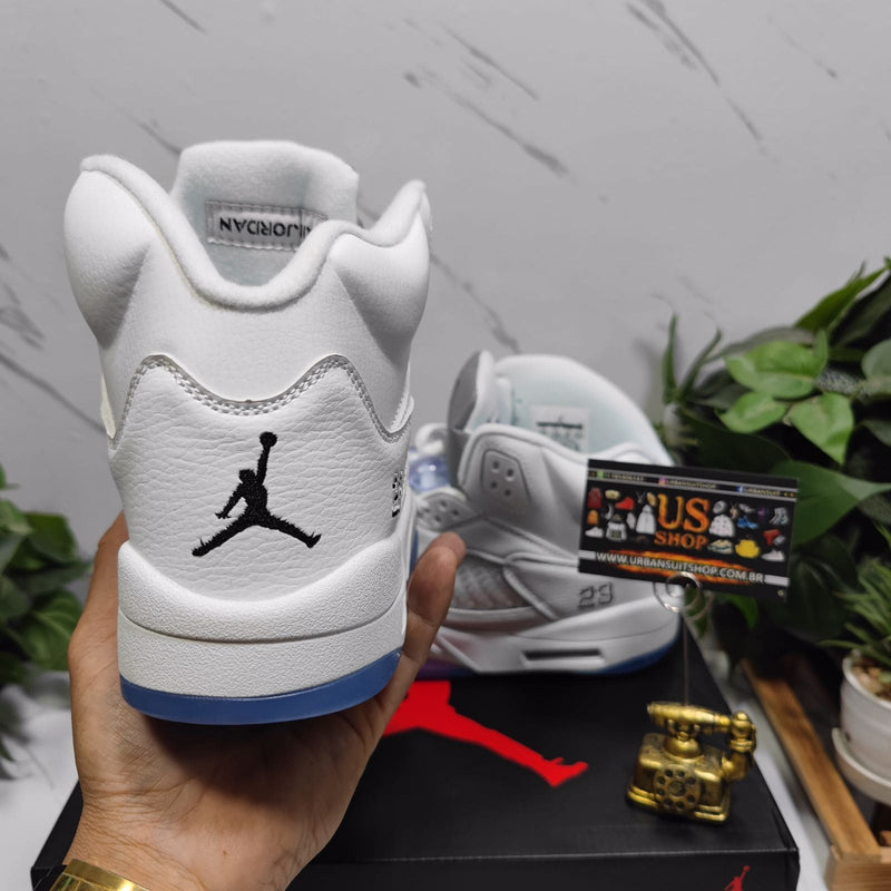 Air Jordan 5 Retro Metallic White