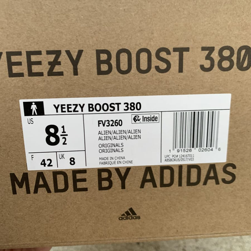 Adidas Yeezy Boost 380 Alien