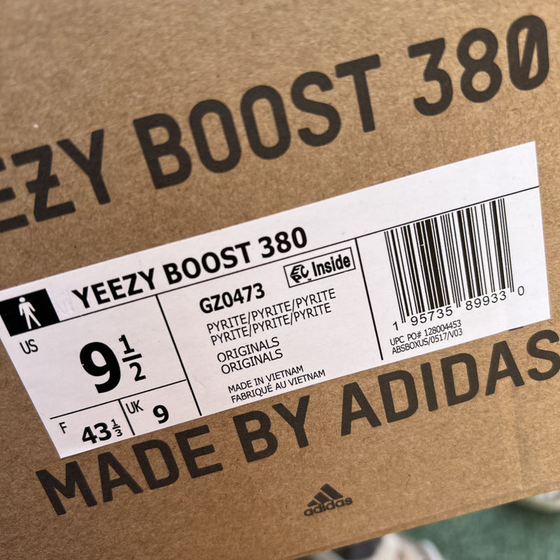 Adidas Yeezy Boost 380 Pyrite