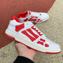 AMIRI Skel Top Low White Red