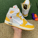 Air Jordan 1 Retro High Off-White Canary Yellow