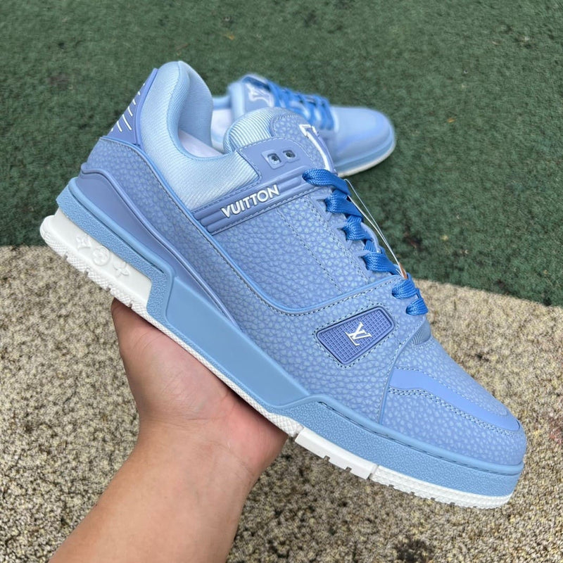 Louis Vuitton LV Trainer Light Blue White