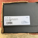 AMIRI Skel Top Low White Black White