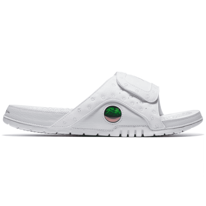 Jordan Hydro 13 Retro Slide White Metallic Silver