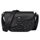 Bolsa mensageiro Jacquard Dior Oblique Black