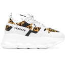 Versace Chain Reaction 2 Barocco Print White Black Yellow