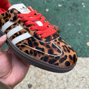 Adidas Samba Preloved Red Leopard