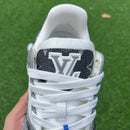 Louis Vuitton Trainer Monogram Denim Grey White