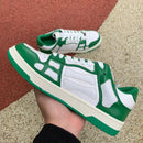 AMIRI Skel Top Low White Green