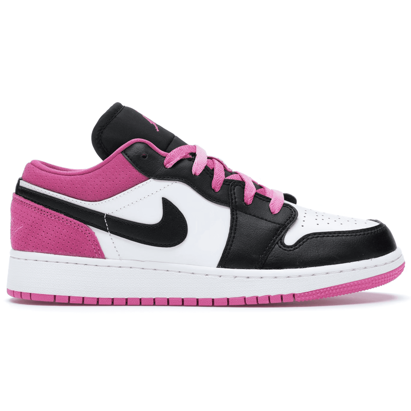 Air Jordan 1 Low Black Active Fuchsia