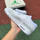 Air Jordan 4 RM White Metallic Silver
