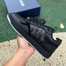 Dior B27 Low Black Dior Oblique Galaxy Leather Grey