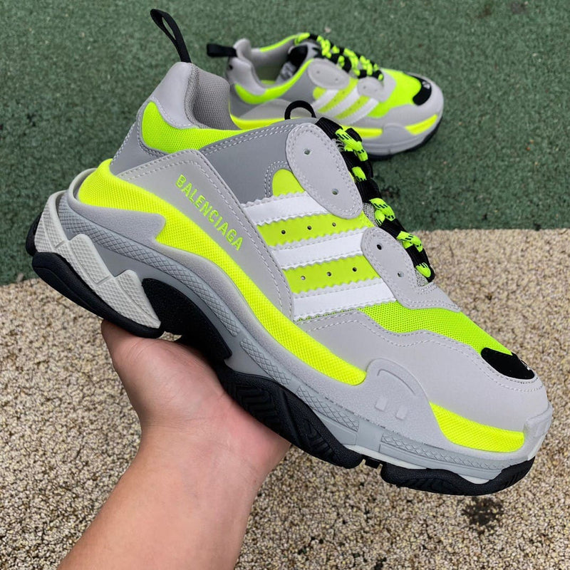 Balenciaga x adidas Triple S Fluo Yellow