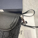 Bolsa mensageiro Jacquard Dior Oblique Black