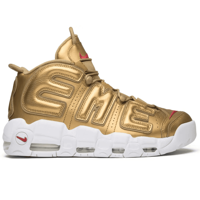 Nike Air More Uptempo Supreme Suptempo Gold