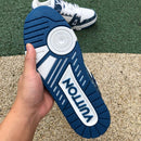 Louis Vuitton LV Trainer Monogram Denim White Blue
