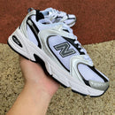 New Balance 530 White Silver Metallic Black