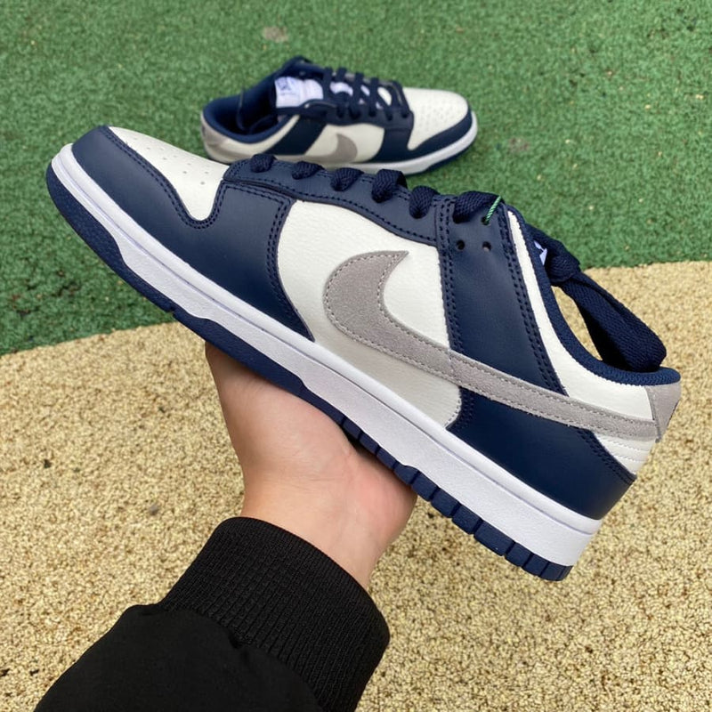 Nike Dunk Low Summit White Midnight Navy