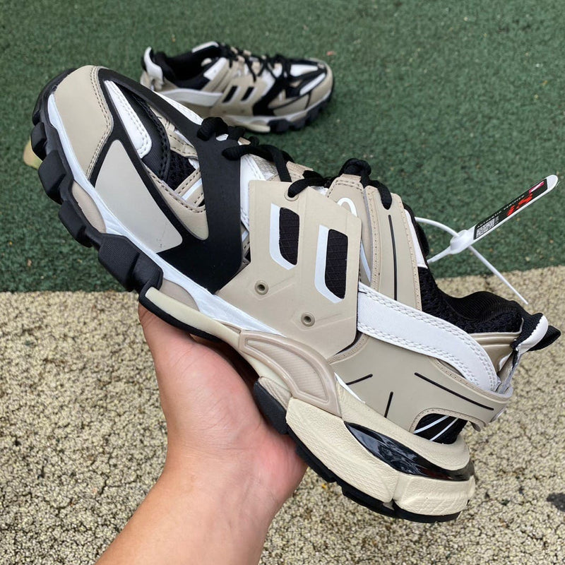 Balenciaga Track Beige Black