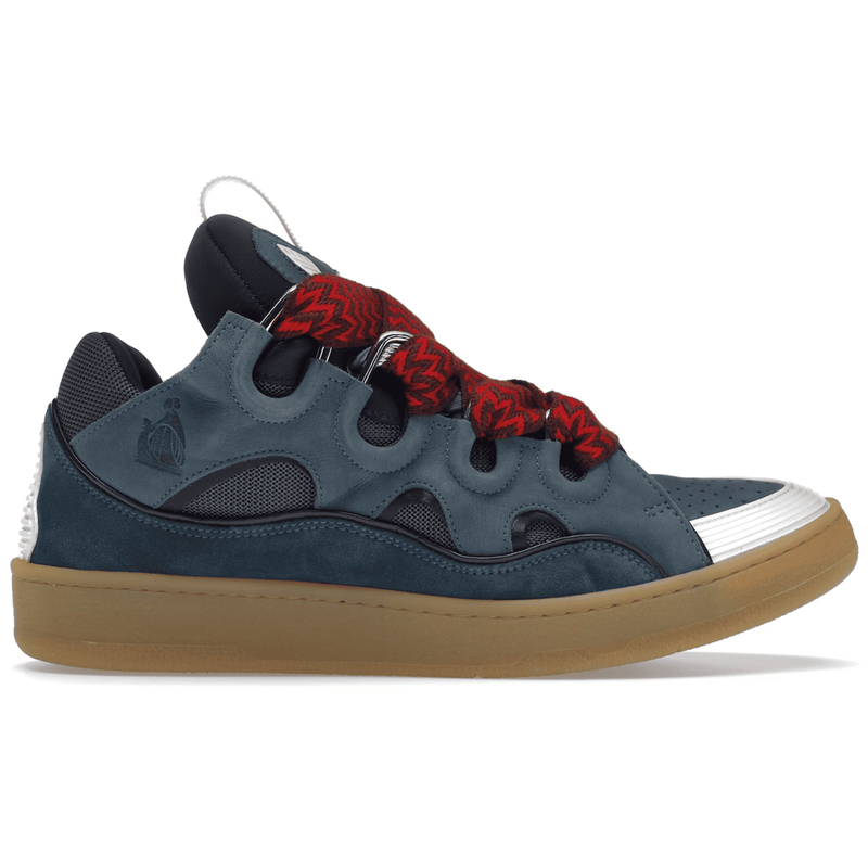 Lanvin Leather Curb Blue Grey