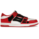 AMIRI Skel Top Low White Red White