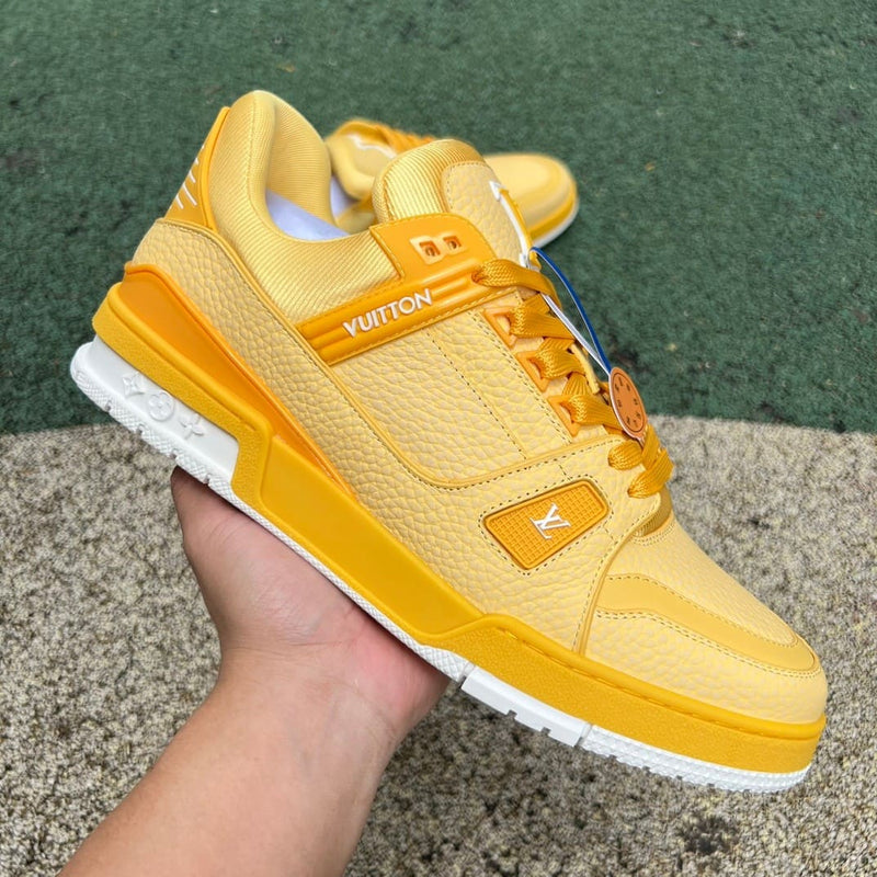 Louis Vuitton LV Trainer Yellow White