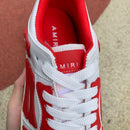 AMIRI Skel Top Low White Red