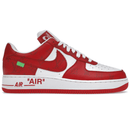 Louis Vuitton Nike Air Force 1 Low By Virgil Abloh White Red