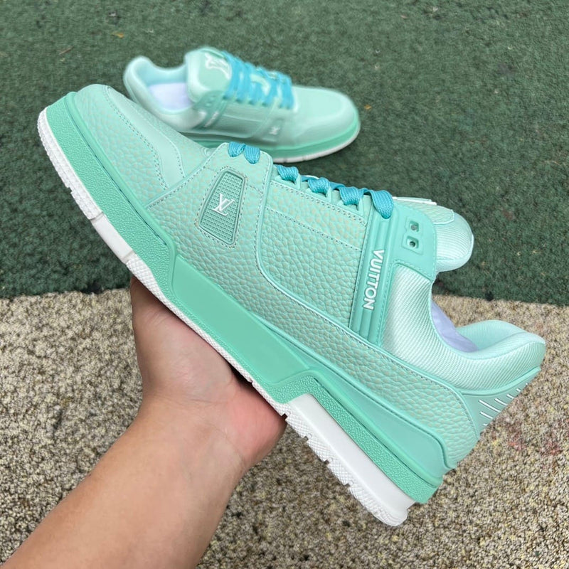 Louis Vuitton LV Trainer Mint Green White