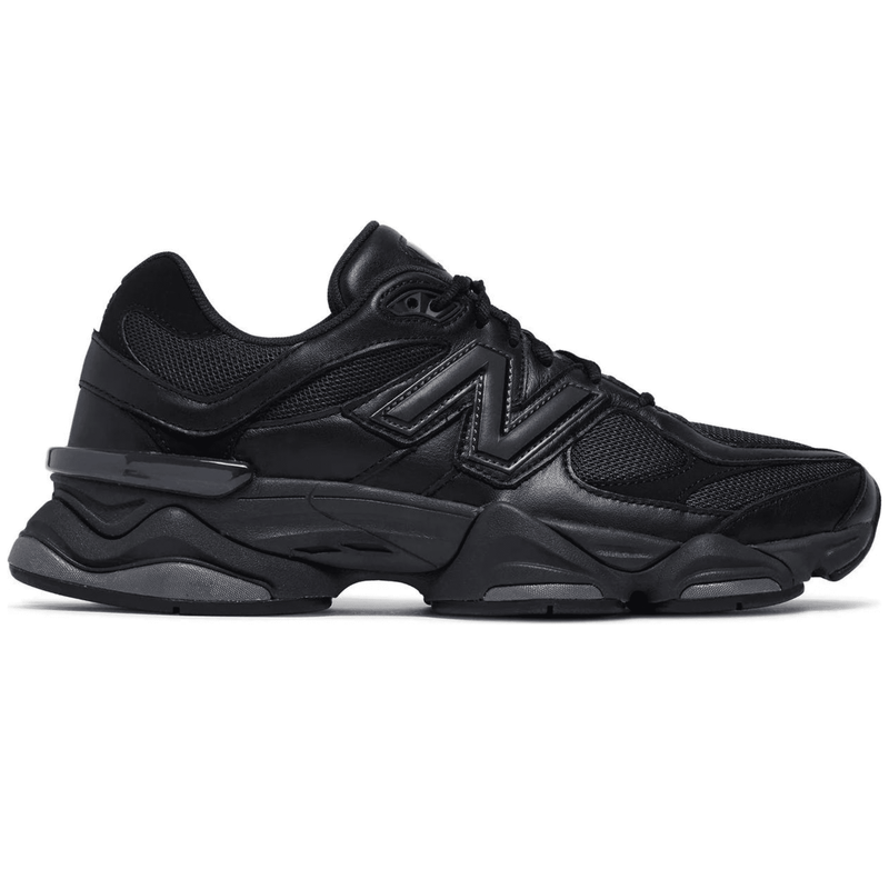 New Balance 9060 Triple Black Leather