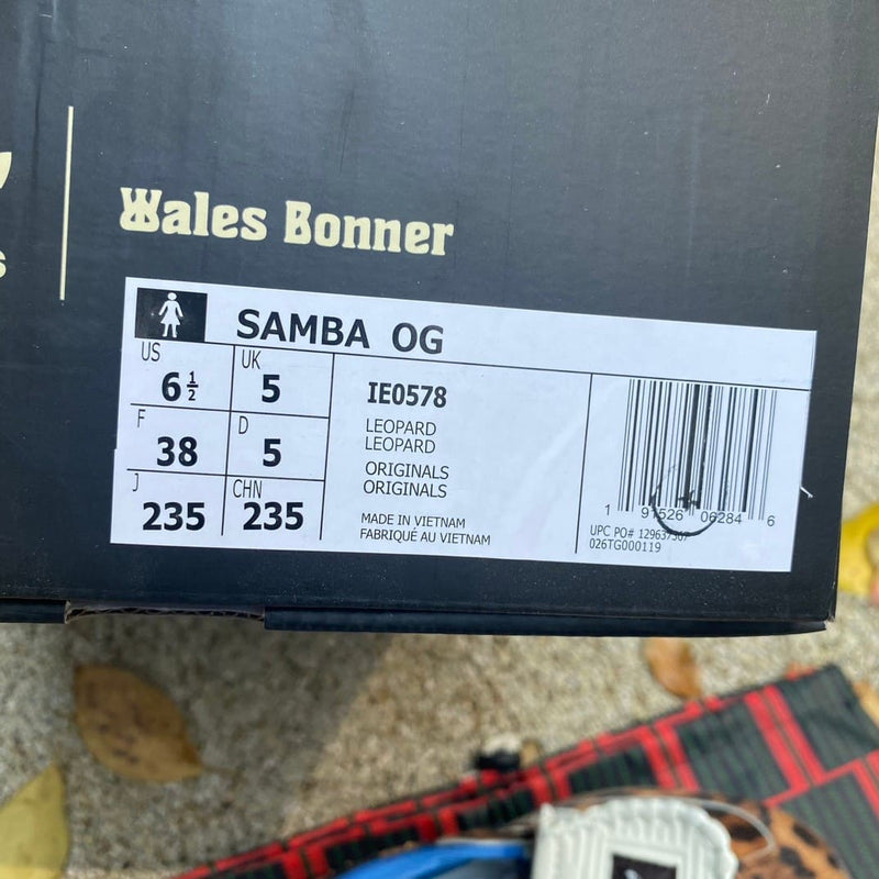 Adidas Samba Pony Wales Bonner Leopard