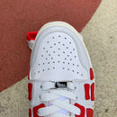 AMIRI Skel Top Low White Red