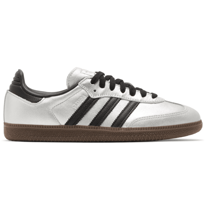 Adidas Samba Silver Metallic Black Gum