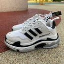 Balenciaga x adidas Triple S White Black