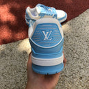 Louis Vuitton Trainer Low White Sky Blue