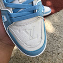 Louis Vuitton Trainer Low White Sky Blue