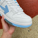 OFF-WHITE Out Of Office OOO 30 MM Low Tops White Light Blue