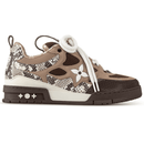 Louis Vuitton Skate Trainer Brown Snakeskin