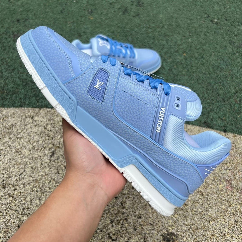 Louis Vuitton LV Trainer Light Blue White