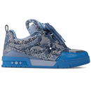 Louis Vuitton Skate Trainer Blue Swarovski Monogram