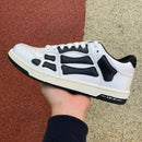 AMIRI Skel Top Low White Black White