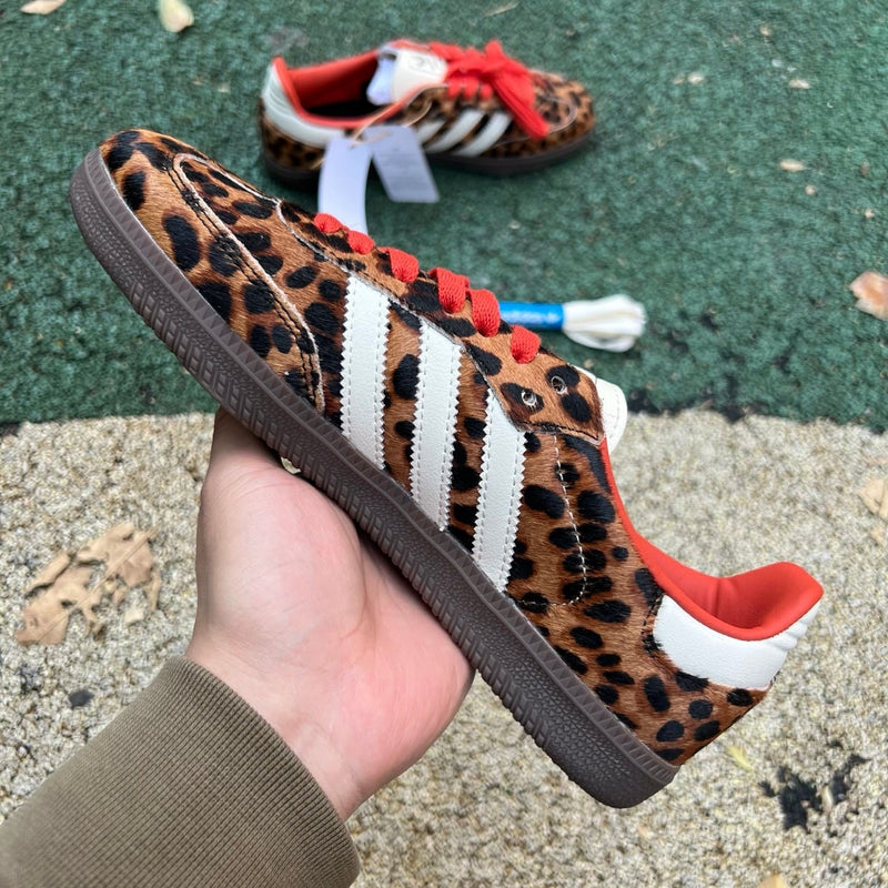 Adidas Samba Preloved Red Leopard