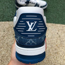 Louis Vuitton LV Trainer Monogram Denim White Blue