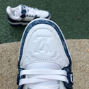 Louis Vuitton LV Trainer Monogram Denim White Blue