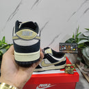 Nike Dunk Low LX Black Suede Team Gold