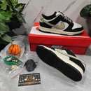 Nike Dunk Low LX Black Suede Team Gold